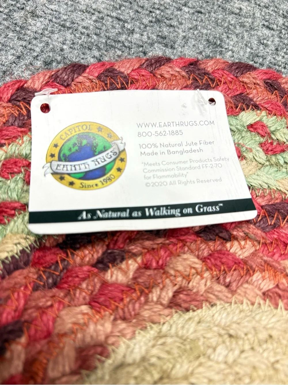 Earth Rugs decorative oval